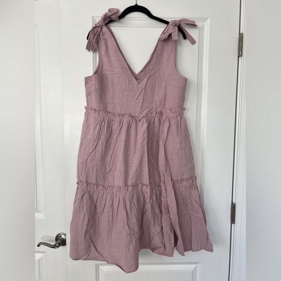 NWT Petal & Pup Erenda Lilac Sleeveless Tiered Dress - Picture 5 of 14